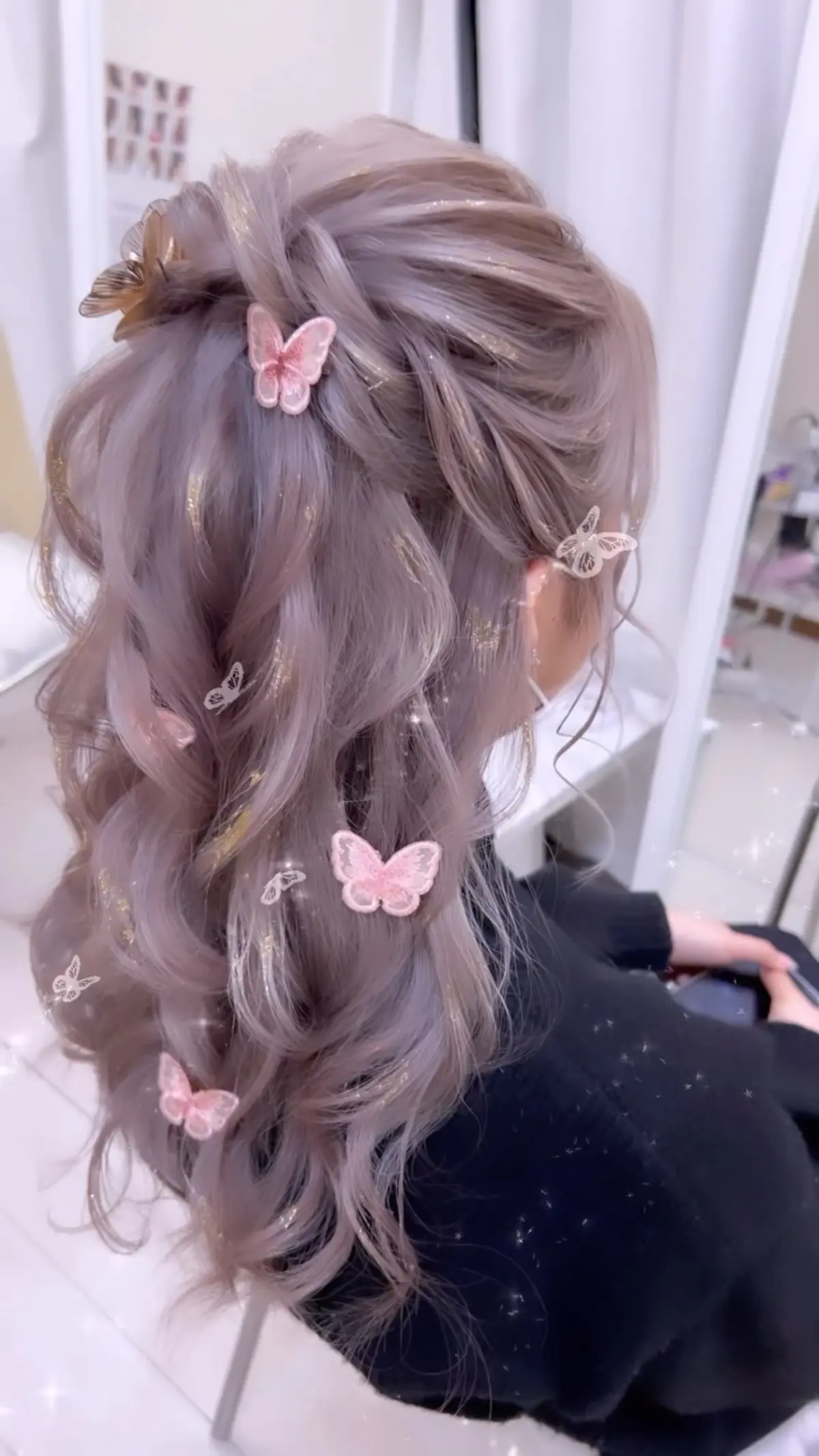 ラベンダーカラー巻きおろし