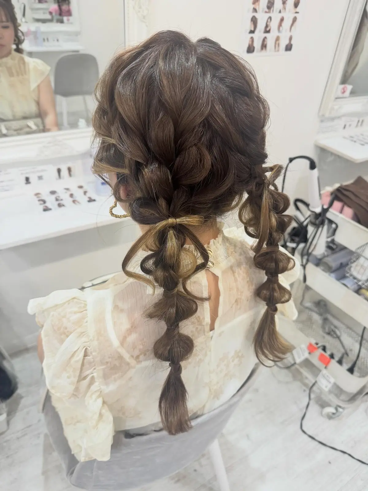 ヘアセット例